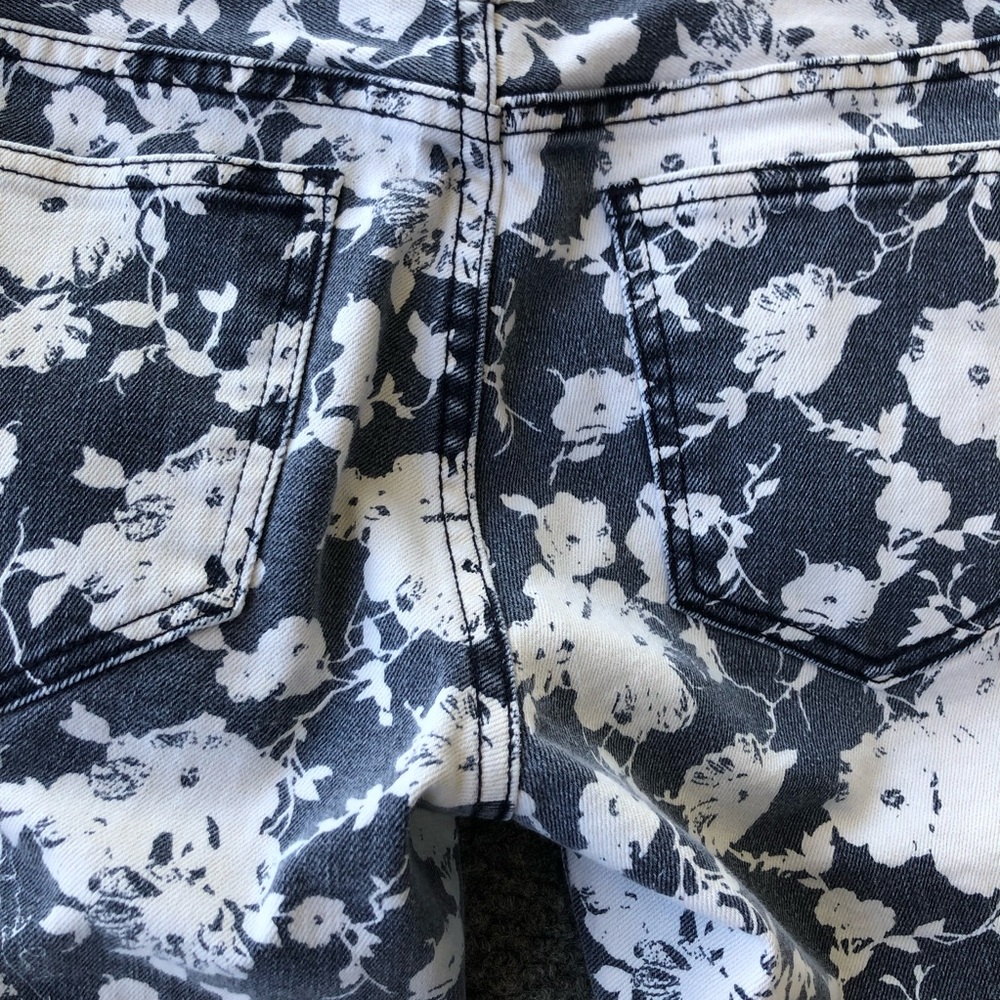 Tory Burch Alexa cropped skinny floral jeans size 27 - Picture 13 of 16